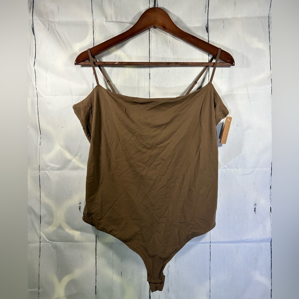 Skims Fits Everybody Cami Bodysuit Womens Strappy One Piece NWT Sz 3X - Picture 3 of 9